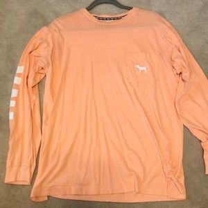 Pink long sleeve shirt